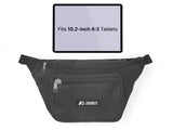 Everest Signature Waist Pack - Large, Black, One Size,044XLD-BK