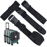 Add a Bag Luggage Strap - Heavy Duty Adjustable Suitcase Belt - Travel Accessory for 3 pcs Luggage Connecting - 3 Pack 1.5