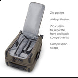 TUMI - Alpha Dual Access 4-Wheeled Carry-On - Expandable, Durable and Lightweight Luggage - Grey Alloy