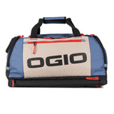 OGIO Fitness 35L Duffel Bag (Tan/Blue/Red)