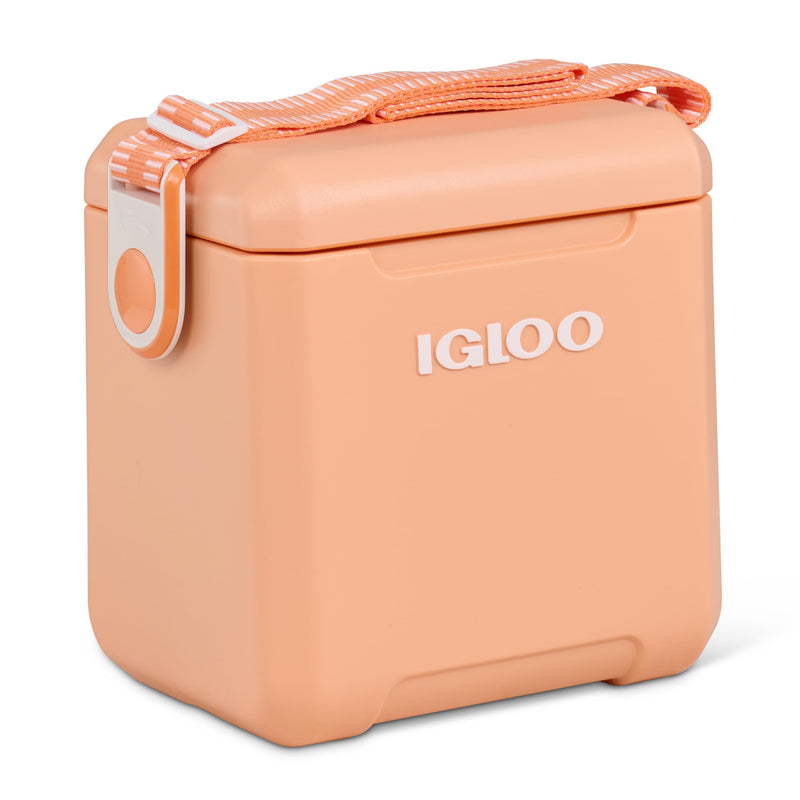 Igloo Apricot 11 Qt Tag-Along Too Strapped Picnic Style Cooler