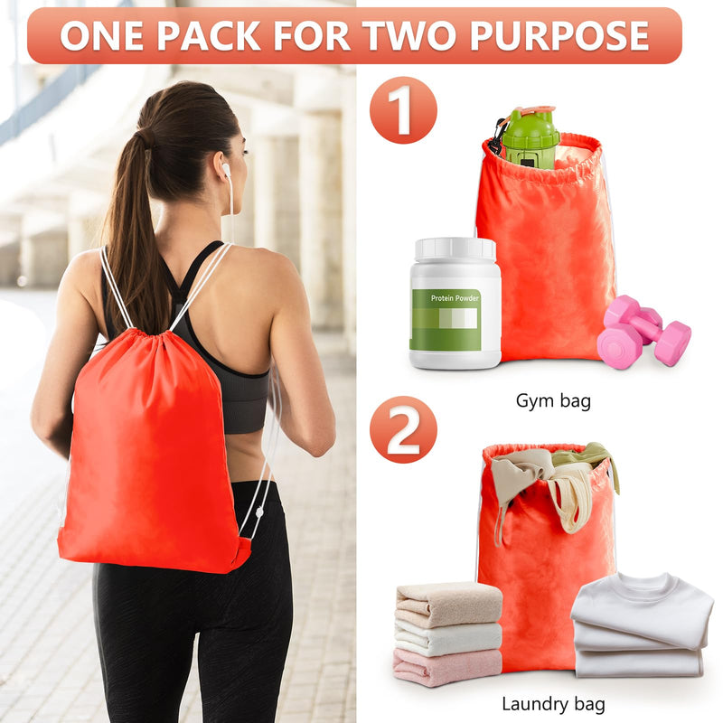 8 Set Packing Cubes for Travel, Gifts for Women Mom,Anti-Tearing Suitcase Organizer for Luggage with Shoe & Hanging Toiletry Bag,OlarHike Vacation Essentials & Accessories for Cruise Ship,Orange