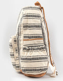 Billabong Womens Home Abroad Backpack, Black & White