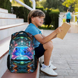 GIHSWE Kids Backpacks for Boys, Game Bookbag with Pockets for Preschool Elementary Middle School, 17 Inches Back to School Gifts for Children 8-12, Lightweight Backpacks for Gamer Lovers