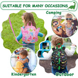 VASCHY Mini Toddler Kids Backpack with Leash, Ultra Lightweight Tiny Little Daycare Backpack Boys Dinosaur