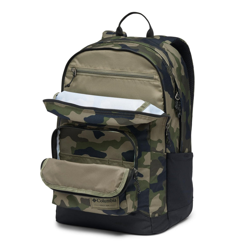Columbia Unisex Zigzag 30L Backpack, Stone Green Mod Camo, One Size
