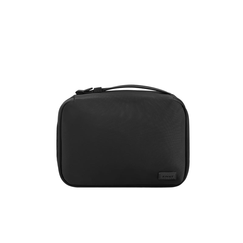 Away Toiletry Bag Small, Lightweight Travel Pouch. Compact Travel Organizer with Multiple Compartments, Jet Black