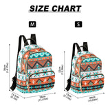 ZAZYXTJ Western Aztec Backpack Purse for Women Quilted Mini Fashion Backpacks Lightweight Travel Casual Backpack M
