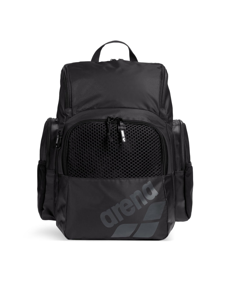 ARENA One Go Backpack Swimming Athlete Sports Gym Rucksack Multisport Daypack Medium Size Training Gear Equipment Swim Bag for Men and Women, 35 Liters, Black