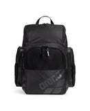 ARENA One Go Backpack Swimming Athlete Sports Gym Rucksack Multisport Daypack Medium Size Training Gear Equipment Swim Bag for Men and Women, 35 Liters, Black