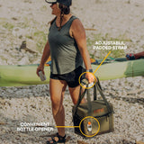 RTIC 28 Can Everyday Cooler, Soft Sided Portable Insulated Cooling for Lunch, Beach, Drink, Beverage, Travel, Camping, Picnic, for Men and Women, Black