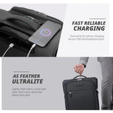 Verage Under Seat Luggage with Wheels, Softside Small Suitcase Spinner Carry On Luggage Bags for Airlines Airplanes Short Trip Men Women (Grey, 14.5-Inch Plus Underseat)