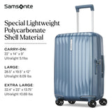 Samsonite UpLIFT Carry-On Hardside Luggage with Spinner Wheels - Airline-Approved, TSA Lock, Adjustable Handle System - Polycarbonate Hard Suitcase for Ultra Lightweight Travel - Elemental Blue