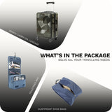 Lanuitjoy 20 inch Carry On Luggage Expandable Top Opening/Clamshell Opening, TSA Approved Carry On Luggage Hard Shell Suitcases, Lightweight Away Carry On Suitcases, Grey