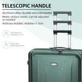 LOUIS KAISER Carry On Luggage, 20Inch & 29 Inch Top Opening Airline Approved ABS+PC Hard Shell Suitcases with Silent Wheels, TSA Lock,Front Pocket and Wet-dry Separated Six-piece Set
