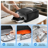 MATEIN Anti Theft Personal Item Backpack, Underseat Travel Backpack with Shoe Compartment Detachable, TSA Luggage Bag for Spirit Airlines Weekend Trip Backpacks for Men Women Fit 15.6" Laptop