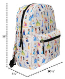 Disney 16" Laptop Backpack Cargo Pocket D100 Princess Minnie Mouse AOP