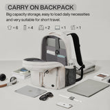 mixi Large Capacity Travel Laptop Backpack, Lightweight Durable College Bookbag Men Woman 15.6" Computer Bag, Water Resistant Outdoor Hiking Backpacks With Multifunction Pockets, 16 Inch Expandable