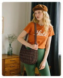 BAGSMART Crossbody Hobo Bag for Women with Adjustable Strap, Quilted Puffy Purses for Women Fluffy Compact Shoulder Handbag