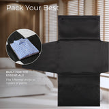 Briggs & Riley Essential 22" Carry On Expandable Spinner & Garment Folder - Luggage for Travel, Suitcase with Wheels, Roller for Men & Women, Shirts, Pants, & Clothes Carrier, Wrinkle Reducing - Black