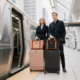 Cobens Luggage Sets 5 Piece with Spinner Wheels, Lightweight Hardshell Suitcases Set with Lock for Men and Women, Carry on Luggage Travel Set with Durable ABS Hard Case