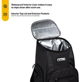 RTIC Lightweight Backpack Cooler, Black, 15 Can, Portable Insulated Bag, for Men& Women, Great for Day Trips, Picnics, Camping, Hiking, Beach, or Park