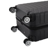Wrangler Tahoe 3 Piece Spinner Luggage Set, Black