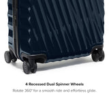 TUMI - 19 Degree Continental Expandable 4 Wheeled Carry-On - Carry-On Bag - Travel Accessories - 21.8" X 15.8" X 9.0" - Navy