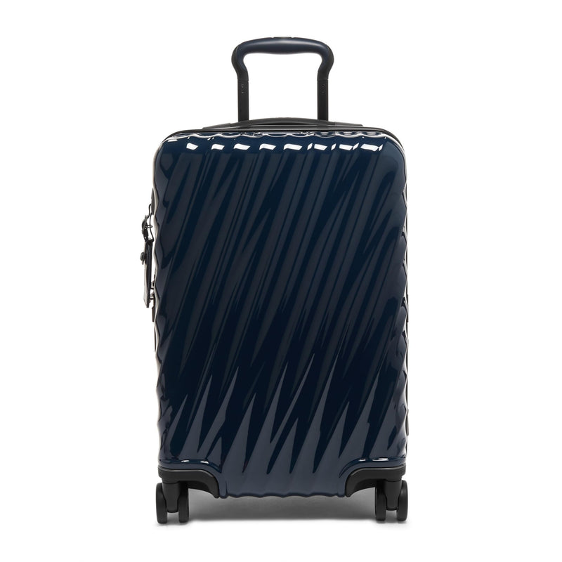 TUMI - 19 Degree International Expandable 4 Wheeled Carry-On - Hard Shell Suitcase - 21.8" X 14.0" X 9.0" - Navy