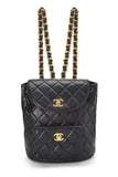 Chanel, Pre-Loved Quilted Lambskin Classic Backpack, Black