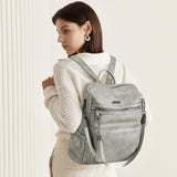 CLUCI Backpack Purse for Women Large Womens Leather Travel Fashion Backpack Purse Designer Ladies Shoulder Bags with Tassel