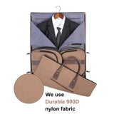 Modoker Convertible Weekender Bag - Canvas Duffle Bags for Travel with Hanging Feature, Brown
