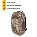 RTIC Road Trip Backpack Bag for Hiking, Travel, Computer, Business, Work, Commuting, Men, Women, Adults, Large, with Laptop Sleeve, Olive Midnight Camo