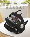 LOVEVOOK Small Backpack Purse for Women, Mini Puffer Backpack with Anti-theft Pocket, Lightweight Quilted Casual Daypack for Daily Work & Travel