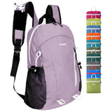 VPBAGE 15L Water-resistant Hiking Daypack for Women, Small Backpack Travel Outdoor, Lightweight Day Pack with Tool Loops