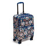 Vera Bradley Women's Softside Rolling Suitcase Luggage, Enchanted Mandala Blue, 22" Carry On