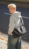 VENATIN Vintage Canvas Messenger Bag for Men & Women, Large Crossbody Shoulder Bag Leisure Shoulder Sling Bags Handbag for Travel, Business Bookbag Fits 15.6 inch Laptop, Black