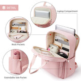 KALIDI 16 Inch Women Laptop Backpack, 15.6 Inches Business Office Work Daypack Rucksack Travel Airplane Gym Bag