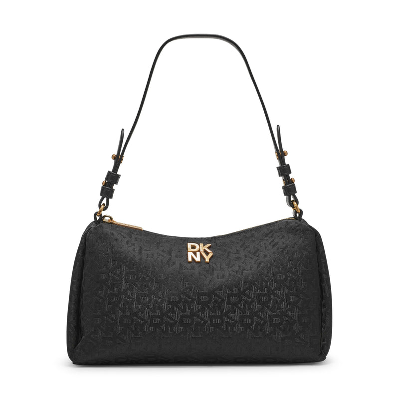 DKNY Women's Handbags Shoulder,jet black/black,1 size