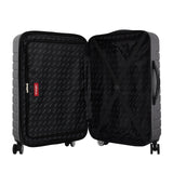 Wrangler Tahoe 3 Piece Spinner Luggage Set, Black