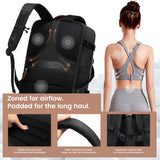 LOVEVOOK 40L Travel Backpack for Women, Carry On Backpack with 3 Packing Cubes,TSA Personal Item Travel Bag Airline Approved, Water Resistant Weekender Overnight Luggage Daypack, Fits 17.3 Inch Laptop