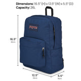 JanSport SuperBreak Plus Backpack with Padded 15-inch Laptop Sleeve and Integrated Bottle Pocket - Spacious and Durable Daypack for Work and Travel - Collected Collage