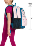 Champion Bungee Backpack, Pink/Blue, OS