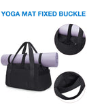 BAGSMART Large Gym Bag with Yoga Mat Buckle, Weekender Overnight Bag for Women, Travel Duffle Bag for Travel Essentials, Carry On Tote Bag Hospital Bag for Labor and Delivery