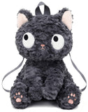 Plush Backpack for Teens Stuffed Animal Cat Bag Soft Fuzzy Kitty Design Compact Daily Use