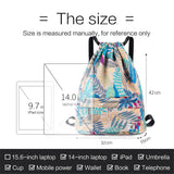 Risefit Waterproof Drawstring Bag, Gym Bag Sackpack Sports Backpack for Men Women