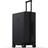 LEVEL8 Luminous 24 Inch Checked Luggage with Luggage Straps