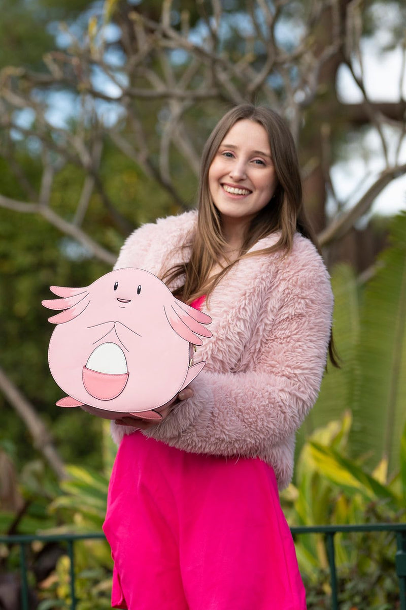 Loungefly Pokemon Chansey Cosplay Womens Backpack