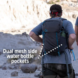 Kelty Asher Day Hiking Pack, 18-85 Liter Capacity, Men’s and Women’s Hiking, Backpacking, Travel Pack, Hydration Compatible, Internal Frame 2023 Model (24L Beluga)