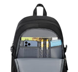 Acmebon Girl Roomy Fashion Laptop Backpack Casual Daily Backpack for Women Black